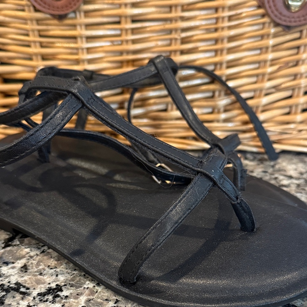 A New Day Women's Elegant Black Sandals - Picture 2 of 2